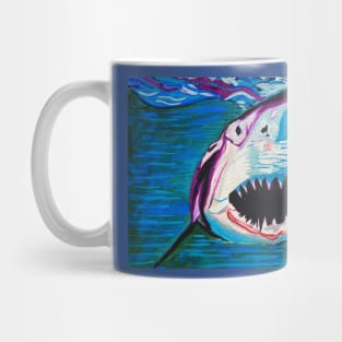 Surfside Shark Watercolor Mug